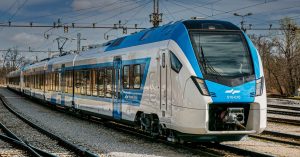 Jednotka Stadler FLIRT pro Slovinsko. Foto: Slovenske železnice