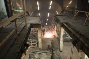 Rekonstrukce stanice metra A Flora.
Foto: Strabag Česko