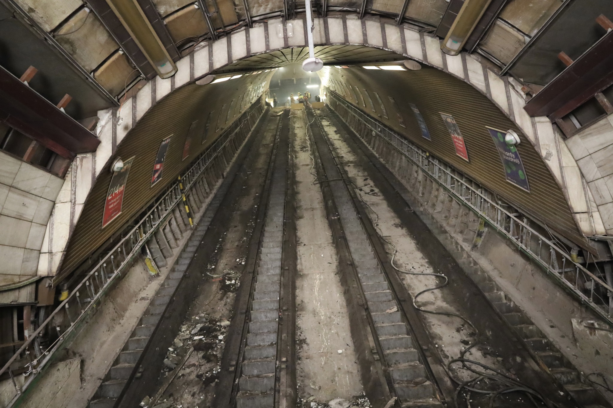 Rekonstrukce stanice metra A Flora. Foto: Strabag Česko