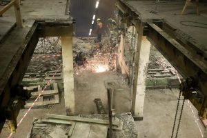 Rekonstrukce stanice metra A Flora.
Foto: Strabag Česko