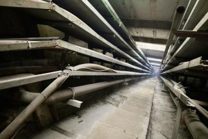 Rekonstrukce stanice metra A Flora.
Foto: Strabag Česko