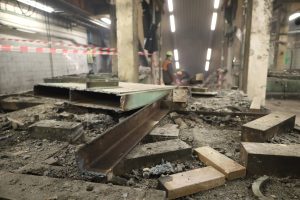 Rekonstrukce stanice metra A Flora.
Foto: Strabag Česko