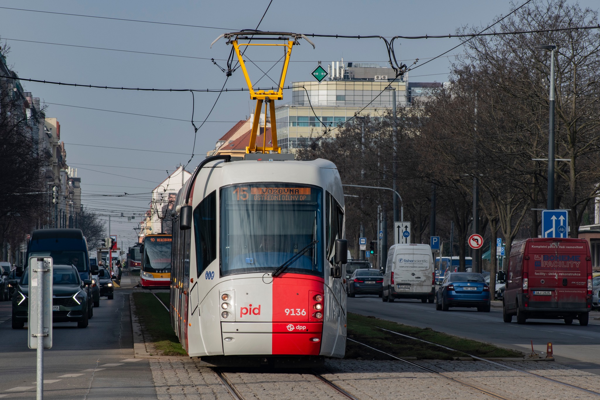 Tramvaj Škoda 14T ev. č. 9136 je první, která prošla periodickou opravou. Foto: PID