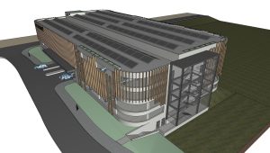 Parkovací dům Mstětice - Zeleneč. Foto: Středočeský kraj