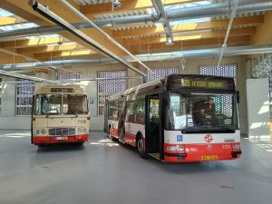 Testování nové muzejní haly v pražském Muzeu MHD. Foto: Muzeum MHD ve Střešovicích