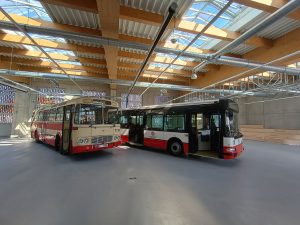 Testování nové muzejní haly v pražském Muzeu MHD. Foto: Muzeum MHD ve Střešovicích