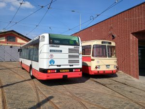 Testování nové muzejní haly v pražském Muzeu MHD. Foto: Muzeum MHD ve Střešovicích