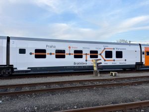 Souprava Talgo pro Leo Express.
Foto: čtenář Zdopravy.cz