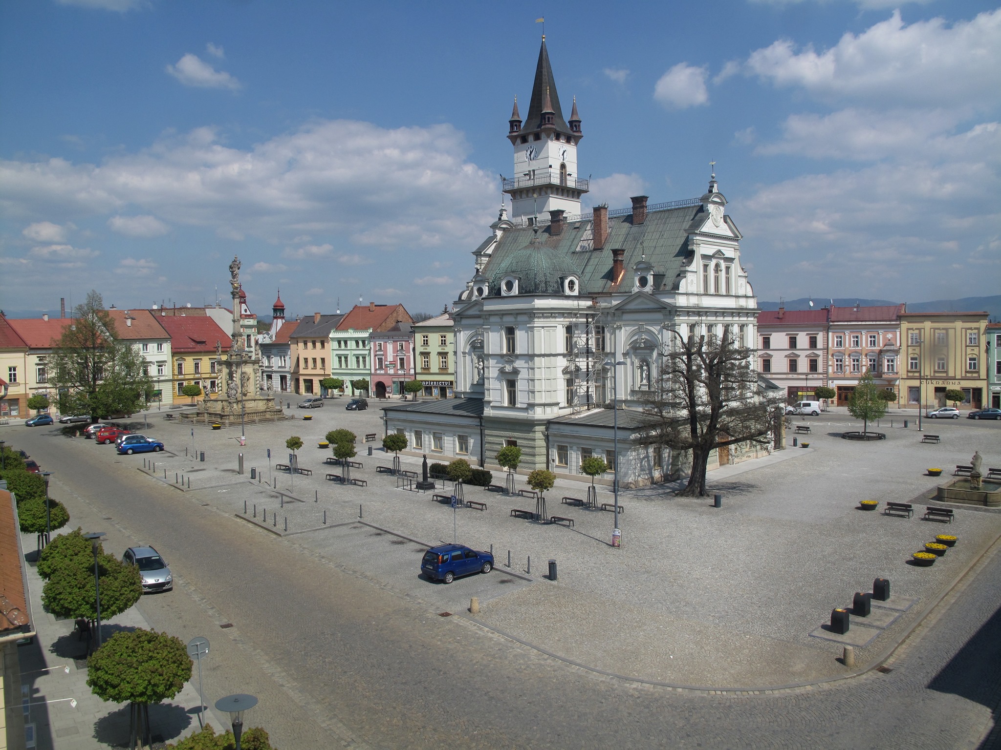 Náměstí Uničov. Zdroj: Facebook město Uničov