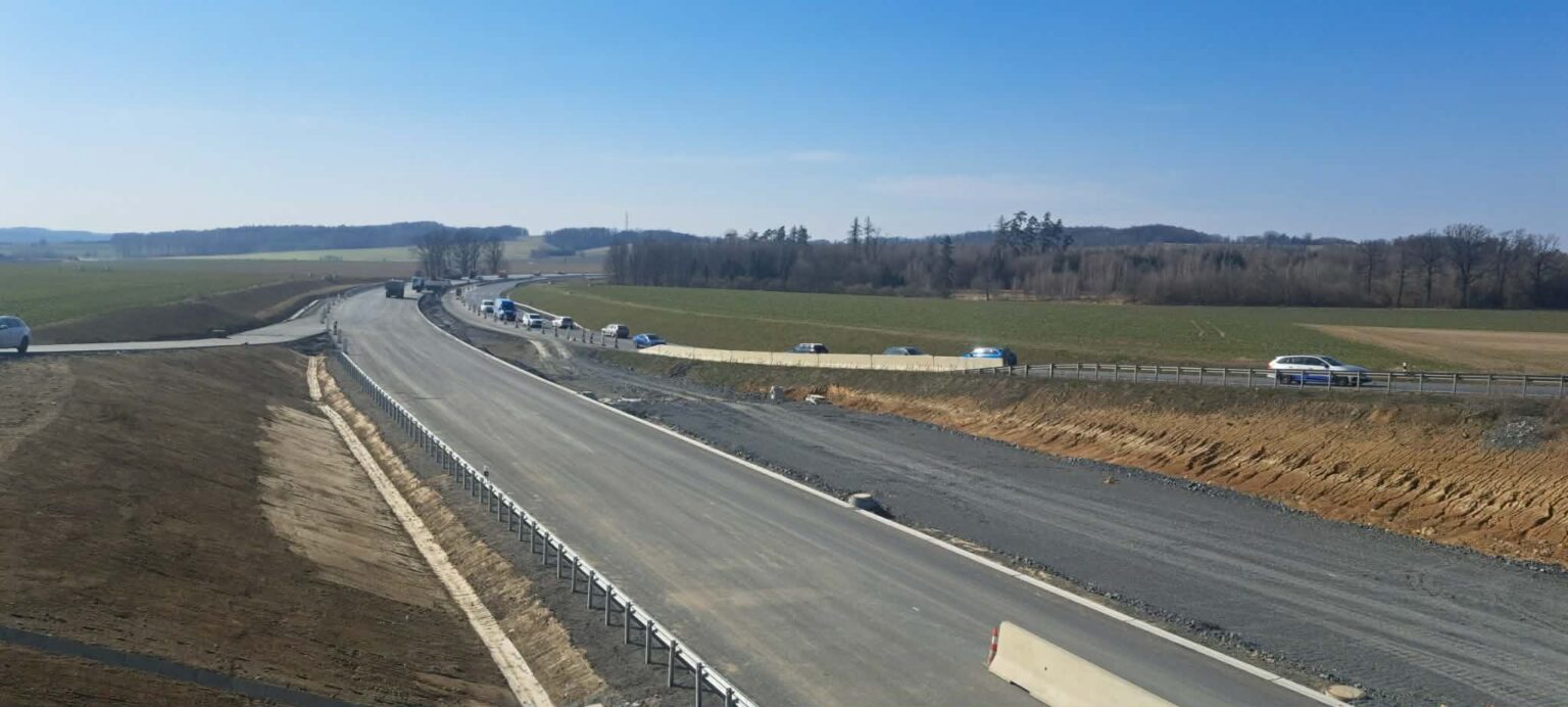 Část nového úseku D48. Foto: ŘSD