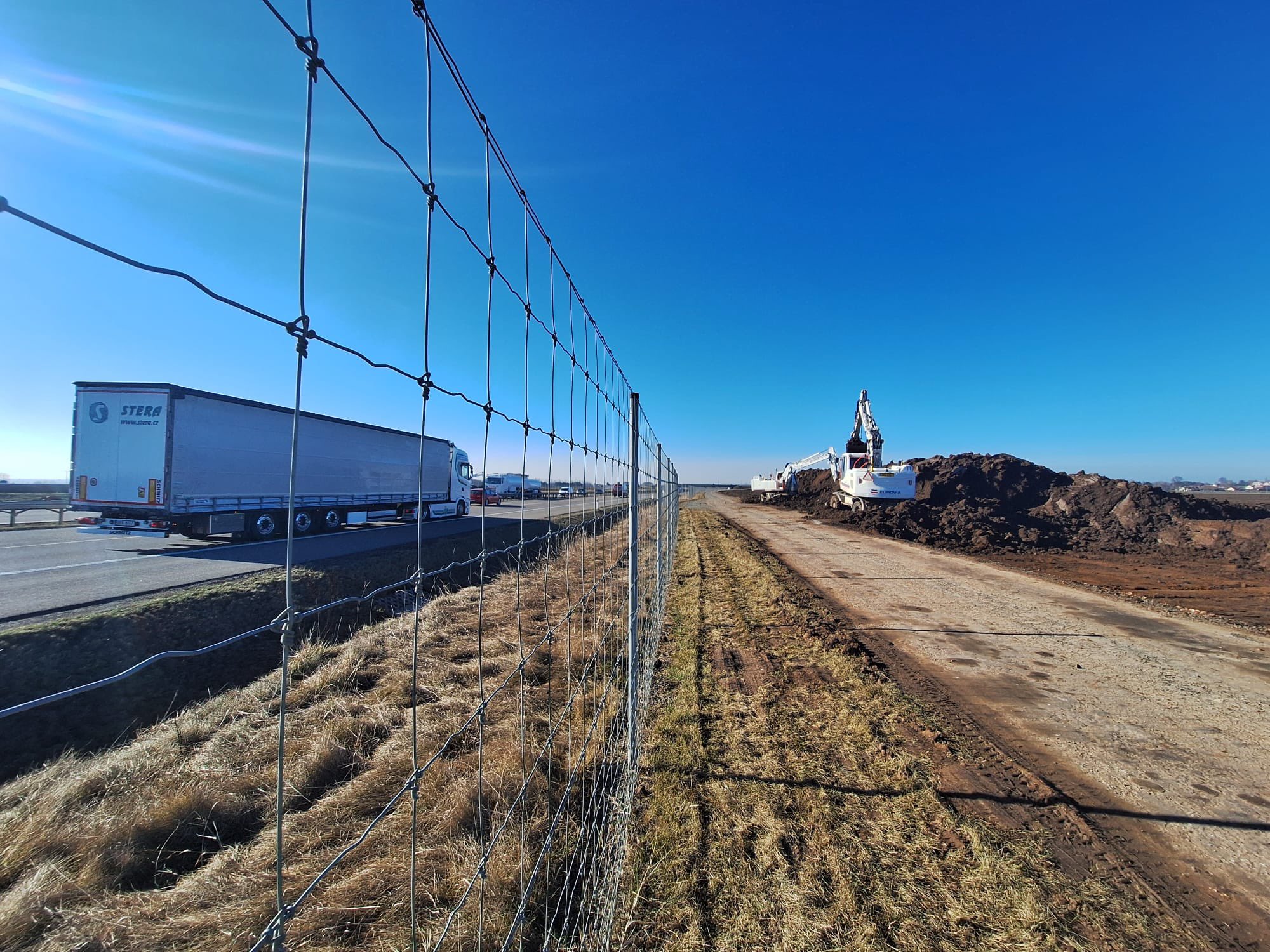 Stavba odpočívky Předměřice. Foto: ŘSD