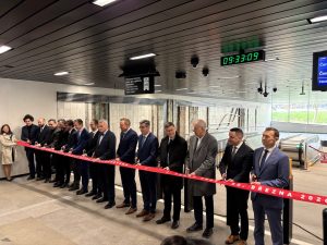 Zrekonstruovaná stanice metra Českomoravská.
Foto: Zdopravy.cz / Vojtěch Očadlý