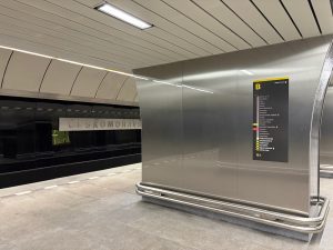 Zrekonstruovaná stanice metra Českomoravská.
Foto: Zdopravy.cz / Vojtěch Očadlý