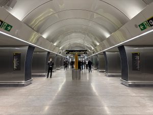 Zrekonstruovaná stanice metra Českomoravská.
Foto: Zdopravy.cz / Vojtěch Očadlý