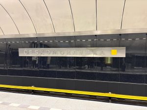 Zrekonstruovaná stanice metra Českomoravská.
Foto: Zdopravy.cz / Vojtěch Očadlý