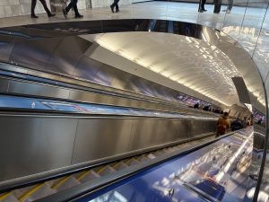 Zrekonstruovaná stanice metra Českomoravská.
Foto: Zdopravy.cz / Vojtěch Očadlý