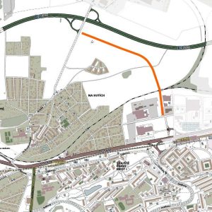 Nová silniční spojka Lipnická – Ocelkova. Zdroj: MHMP