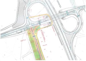 Nová silniční spojka Lipnická – Ocelkova. Zdroj: MHMP