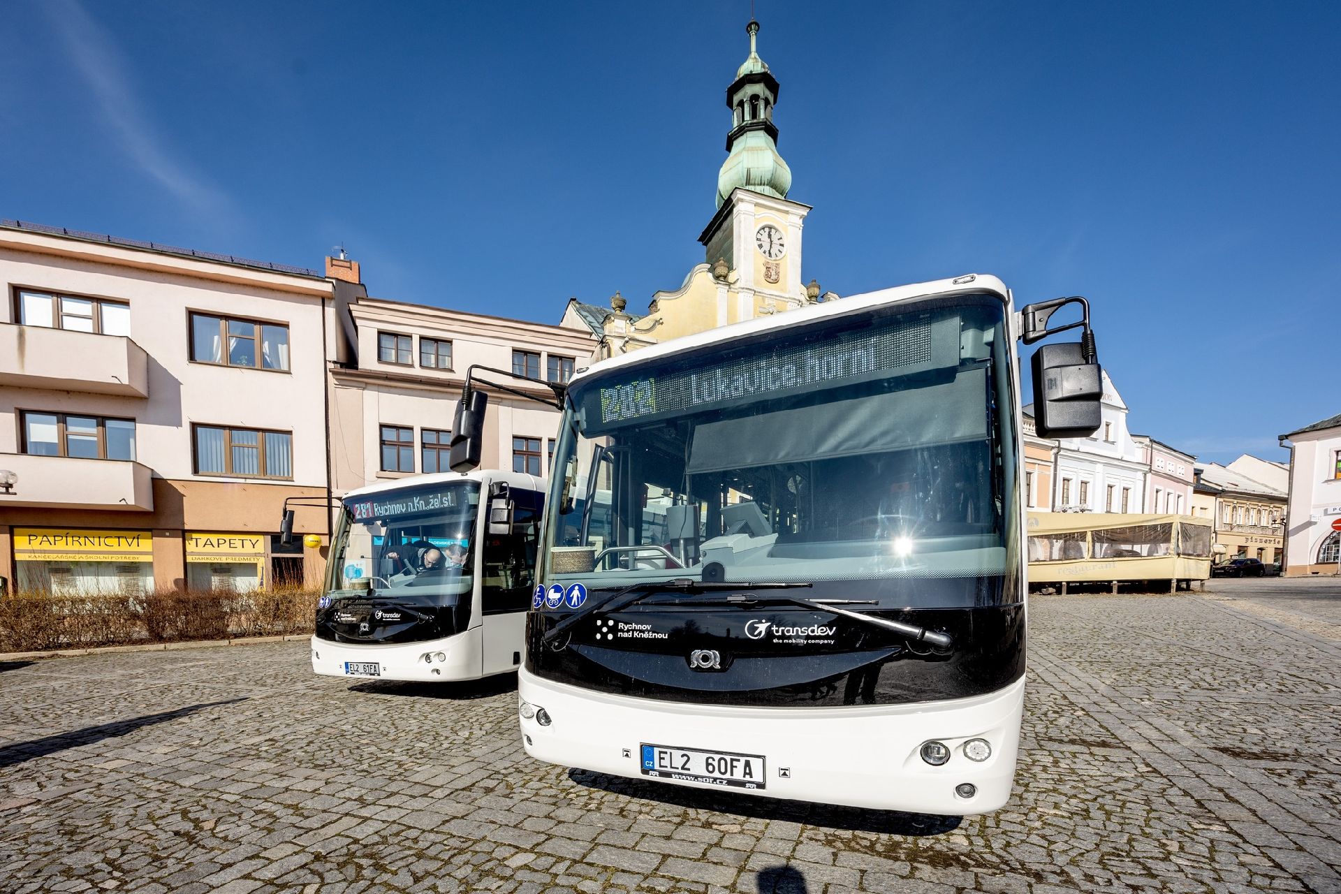 Elektrobus SOR EBN pro Rychnov nad Kněžnou. Foto: Transdev Čechy