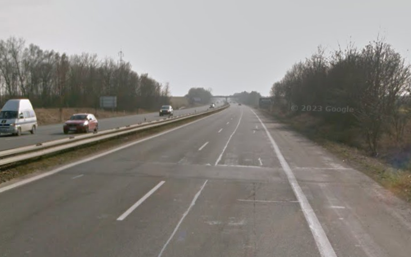 Dálnice D10 mezi Starou Boleslaví a Svémyslicemi před opravami. Foto: ŘSD