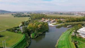 Vizualizace přístavu v Kroměříži. Foto: Město Kroměříž