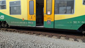 Boční srážka vlaků v Křinci. Foto: Drážní inspekce