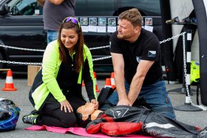 Krizová interventka Veronika Vošická Buráňová (vlevo) z Centra dopravního výzkumu (CDV).  Zdroj: Archiv Veroniky Buráňové Vošické