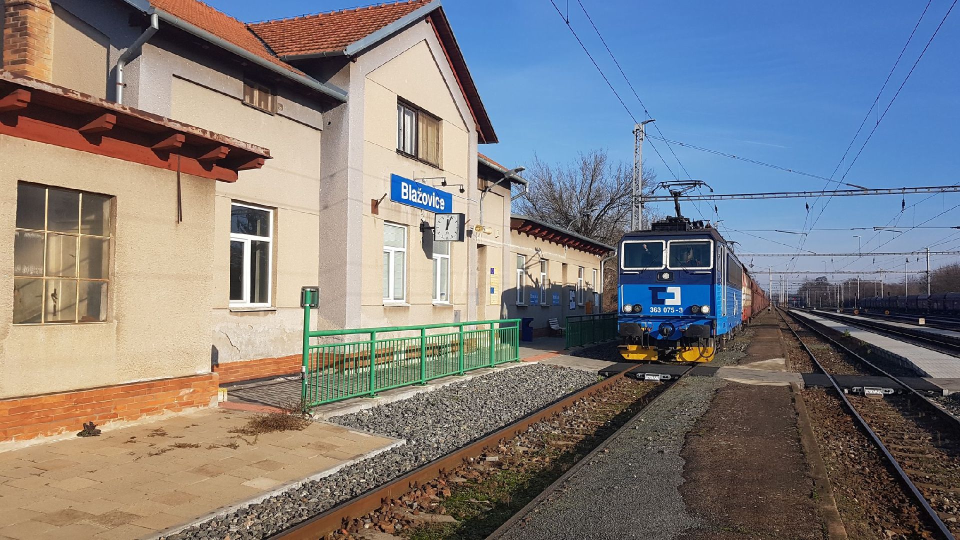 Stanice Blažovice. Foto: Mapy.com