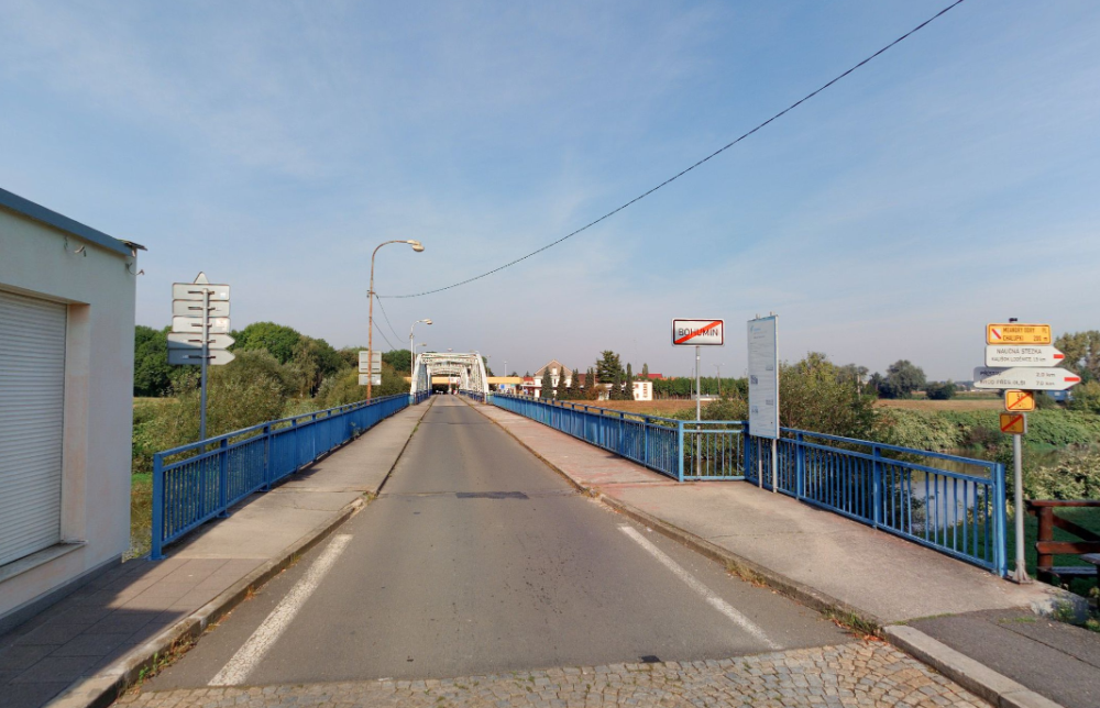 Hraniční most Bohumín. Zdroj: mapy.com