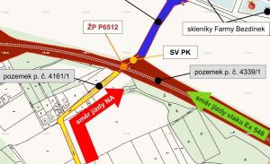 Plánek zachycující mimořádnou událost u Lutyně. Foto: Drážní inspekce