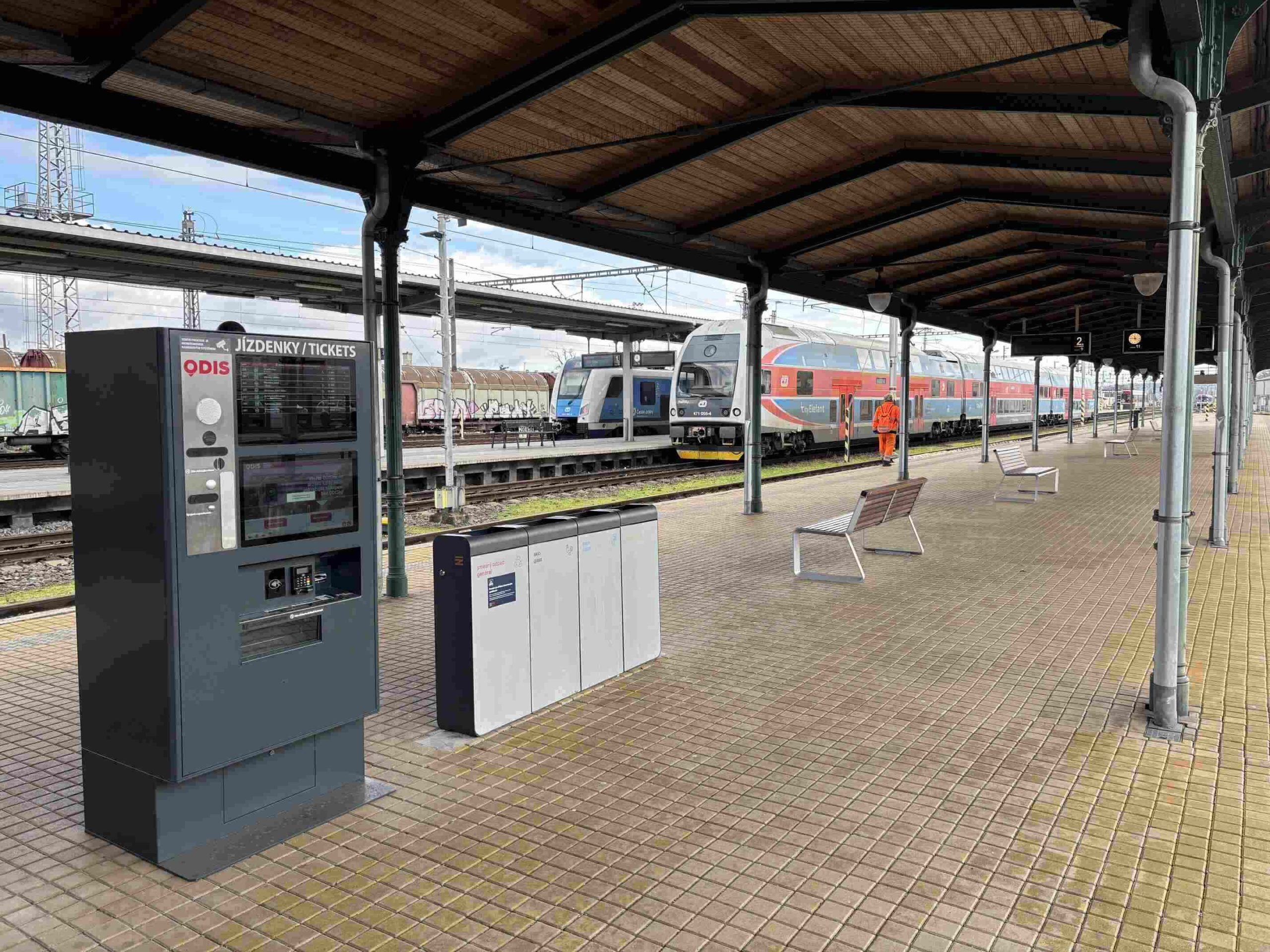 Automat pro nádraží v Moravskoslezském kraji. Foto: KODIS