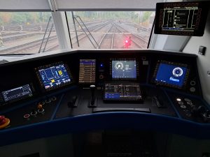 Stanoviště strojvedoucího. Foto: Antonín Sehnal