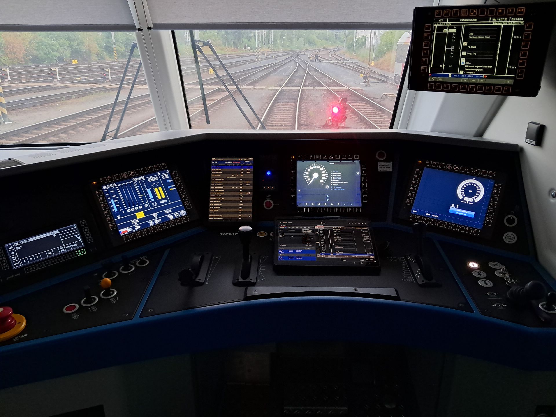 Stanoviště strojvedoucího. Foto: Antonín Sehnal