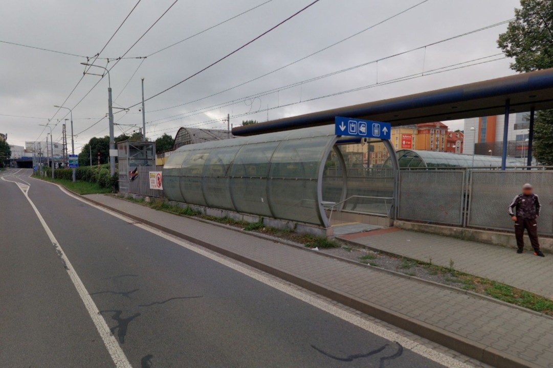 Zastávka Ostrava Stodolní. Zdroj: Mapy com