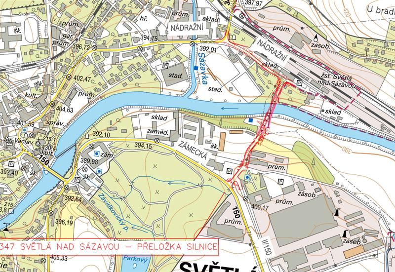 Nový most ve Světlé nad Sázavou. Foto: Kraj Vysočina