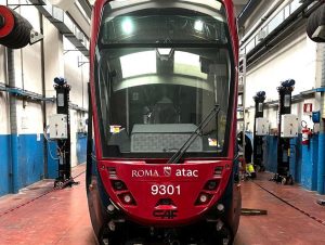 Nová tramvaj CAF Urbos pro Řím. Foto: ATAC